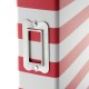 6x8 SN@P! Designer Binder Red Stripe