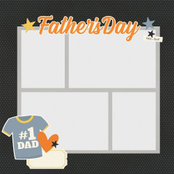 Simple Stories SIMPLE PAGES PIECES Father's Day