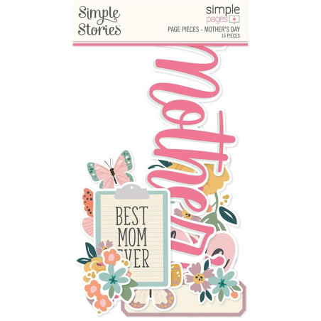 Simple Stories SIMPLE PAGES PIECES Mother's Day