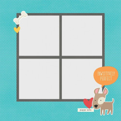 Simple Stories SIMPLE PAGES PIECES Woof