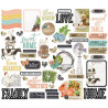 Simple Stories Simple Vintage Farmhouse Garden Bits & Pieces 63pz