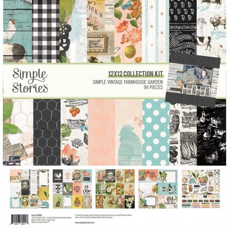 Simple Stories Simple Vintage Farmhouse Garden Collection Kit 30x30cm