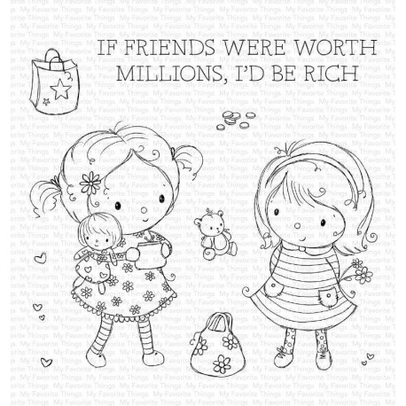 My Favorite Things Million Dollar Friends Clear Stamps