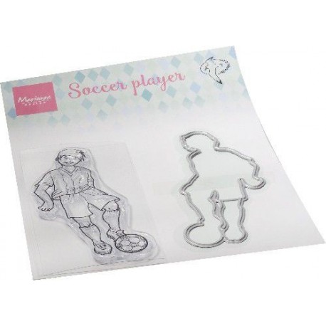 Marianne Design Clear Stamps & Die Hetty‘s Soccer Player