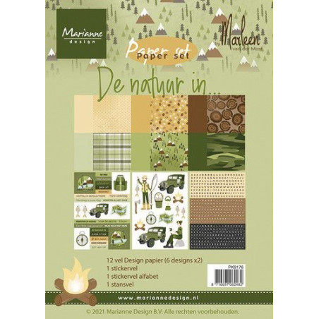 Marianne Design Paper Pad De Natuur In