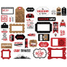 Echo Park Let's Go Anywhere Frames & Tags 33pz