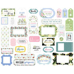 Carta Bella Flora No.4 Frames & Tags 33pz