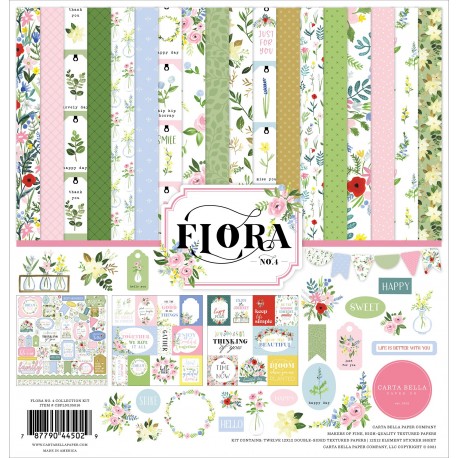 Carta Bella Flora No.4 Collection Kit 30x30cm