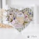 Piatek13 Light Chipboard Embellishments DECO BASE Heart