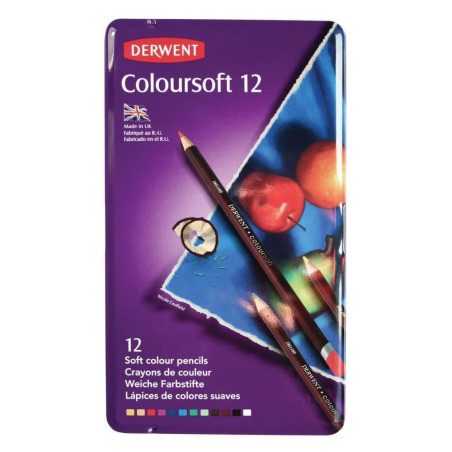 Derwent Coloursoft 12pezzi