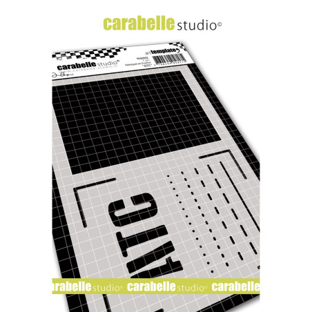 Carabelle Studio Stencil ATC