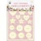 Piatek13 Light Chipboard Embellishments STITCHED WITH LOVE 06
