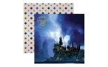 Harry Potter Hogwarts At Night Double-Sided Paper FOIL 30x30cm