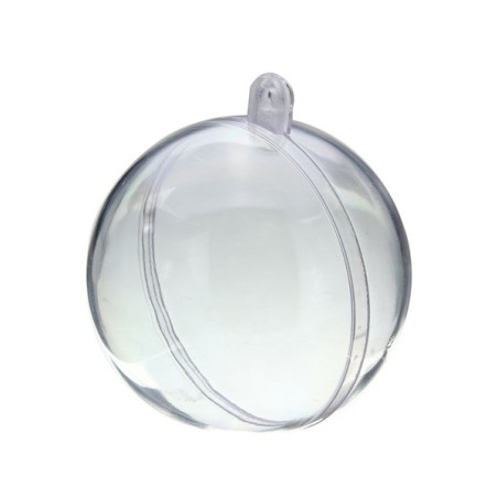Sfera di plastica apribile 10 cm