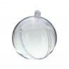 Sfera di plastica apribile 10 cm