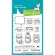 LAWN FAWN Say What? Masked Critters Clear Stamp