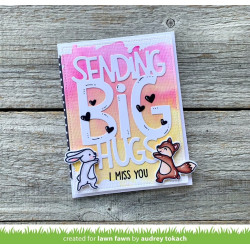 LAWN FAWN Giant Sending Big Hugs Cuts