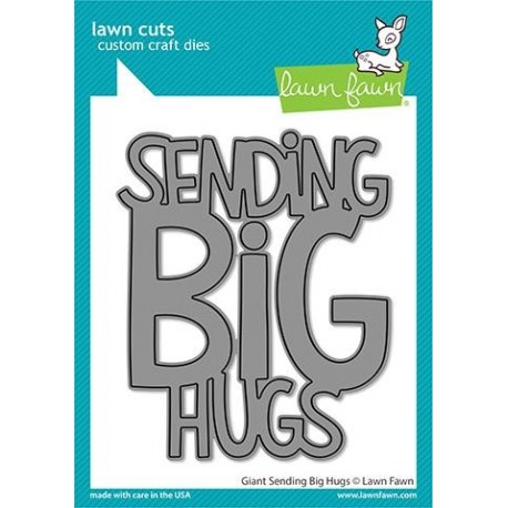 LAWN FAWN Giant Sending Big Hugs Cuts