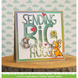 LAWN FAWN Giant Sending Big Hugs Cuts