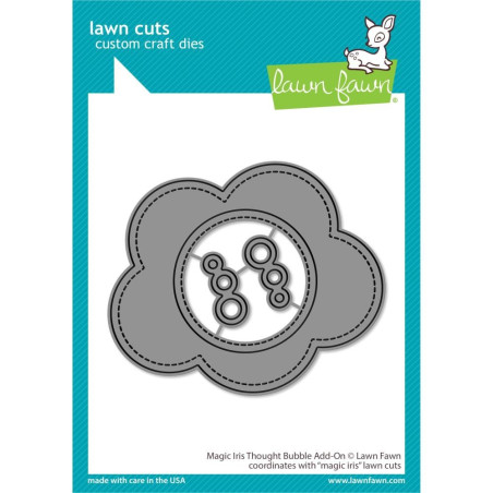 LAWN FAWN Magic Iris Thought Bubble Add-On Dies