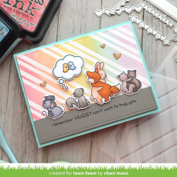 Lawn Fawn Plaid Stencil 2 pezzi