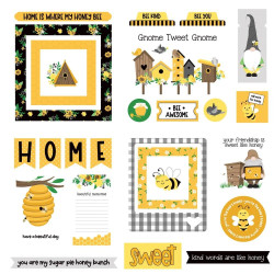 PhotoPlay Sweet As Honey Cardstock Ephemera 26pz