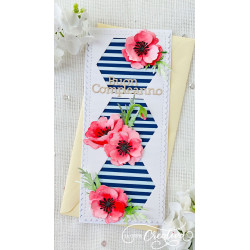 La Coppia Creativa Fustelle BUON COMPLEANNO CON FIORI