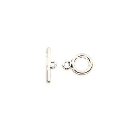 Chiusura a T con Anello - Argento