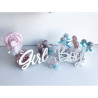 Scritta GIRL Cartonlegno 25x15cm