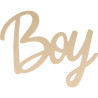 Scritta BOY Cartonlegno 25x16cm