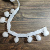 Bordura PomPon Bianco h2cm