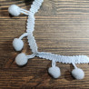 Bordura PomPon Celeste h2cm