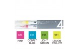 ZIG Clean Colors Real Brush Set 4 RB-6000AT/4VB