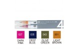 ZIG Clean Colors Real Brush Set 4 RB-6000AT/4VD
