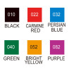 ZIG Clean Colors Real Brush Set 6 RB-6000AT/6VA