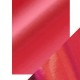 5 fogli A4 Tonic Studios Mirror Card Gloss Ruby Red