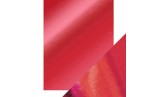 5 fogli A4 Tonic Studios Mirror Card Gloss Ruby Red