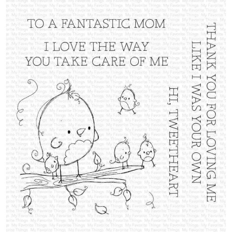 My Favorite Things Tweetheart Clear Stamps