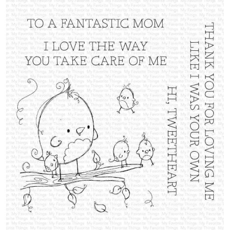 My Favorite Things Tweetheart Clear Stamps