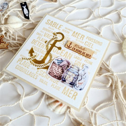 Florileges Stencil ANCRE MARINE