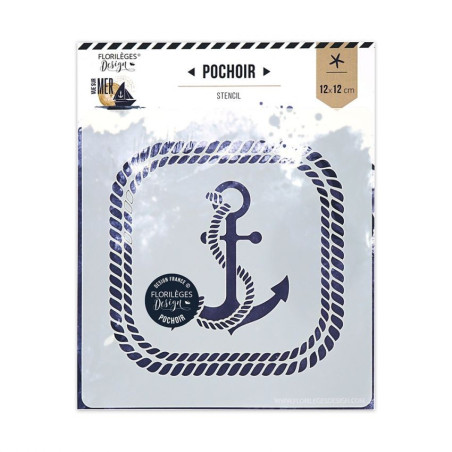 Florileges Stencil ANCRE MARINE