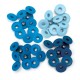 40 Eyelets Wide Blue We R Memory Keepers