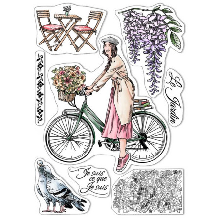 Ciao Bella JE SUIS CE QUE JE SUIS CLEAR STAMP SET