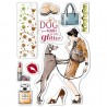 Ciao Bella DOG HAIR IS MY GLITTER CLEAR STAMP SET