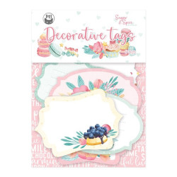 Piatek Decorative Tags SUGAR AND SPICE 04 6pz