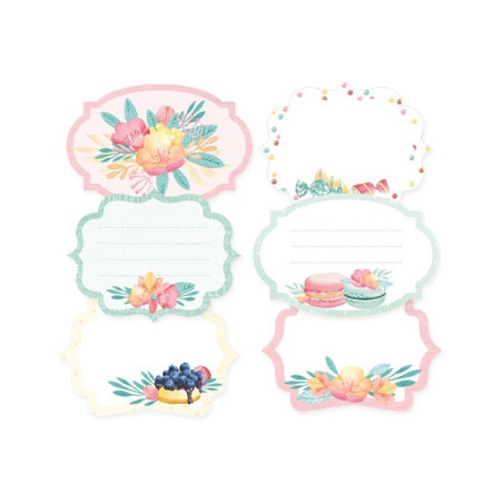Piatek Decorative Tags SUGAR AND SPICE 04 6pz