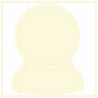 Piatek13 Light Chipboard DECO BASE SNOW GLOBE