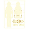Piatek13 Light Chipboard Embellishments NUTCRACKER