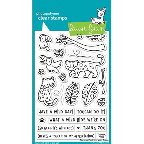 LAWN FAWN Toucan Do It Clear Stamp