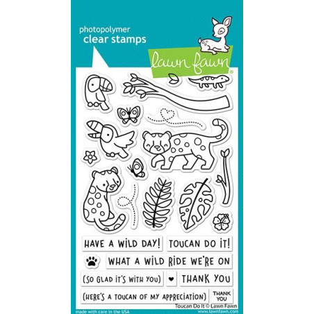 LAWN FAWN Toucan Do It Clear Stamp